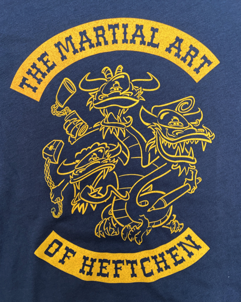 T-Shirt - the Martial Art of Heftchen - blau